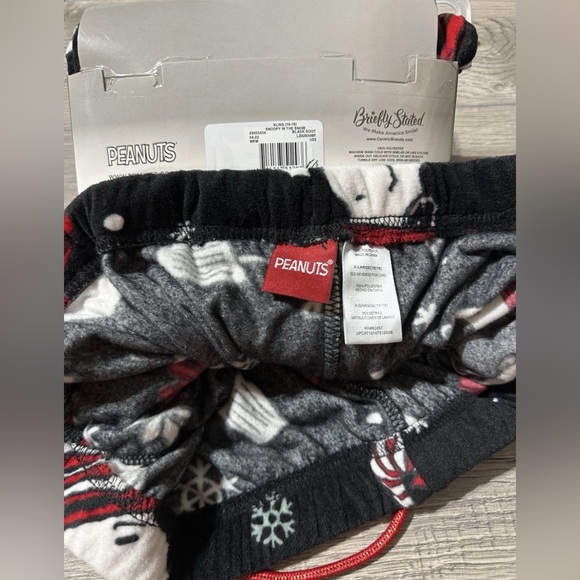 Peanuts Snoopy Comfy Women’s Christmas Sleep Jogger W/ Pockets Sz XL (16-18) NEW - Picture 6 of 9